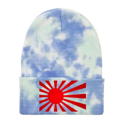 Rising Sun Flag Japan Tie Dye 12in Knit Beanie