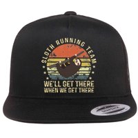 Run I Thought You Said Rum Funny Pirate Running Wine Lover Flat Bill Trucker Hat