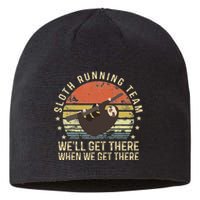 Run I Thought You Said Rum Funny Pirate Running Wine Lover Sustainable Beanie