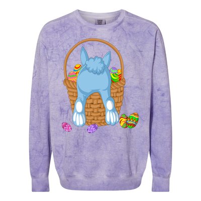 Rabbit In The Basket Colorblast Crewneck Sweatshirt