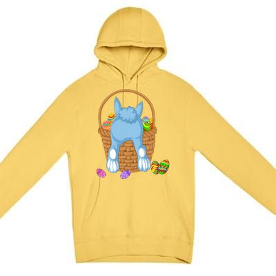 Rabbit In The Basket Premium Pullover Hoodie