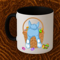 Rabbit In The Basket Mug