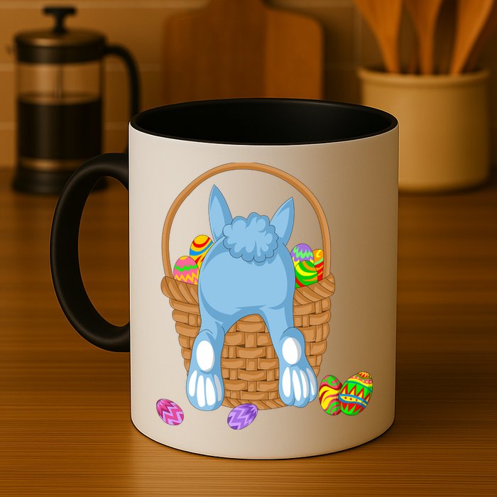 Rabbit In The Basket Mug