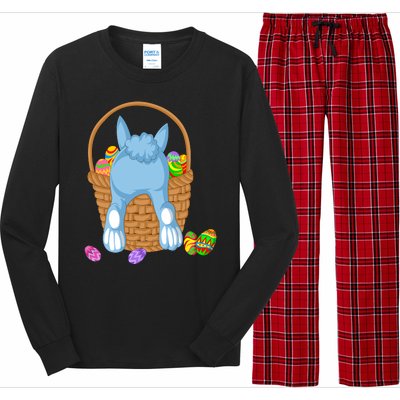 Rabbit In The Basket Long Sleeve Pajama Set