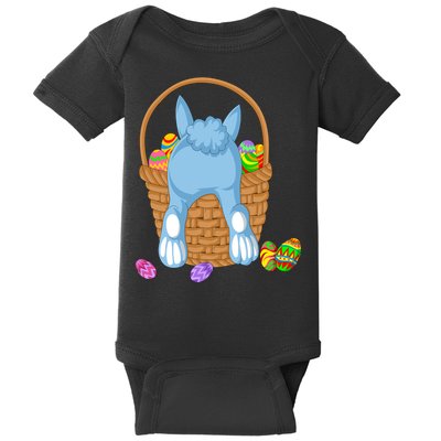 Rabbit In The Basket Baby Bodysuit