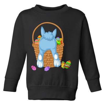 Rabbit In The Basket Toddler Sweatshirt
