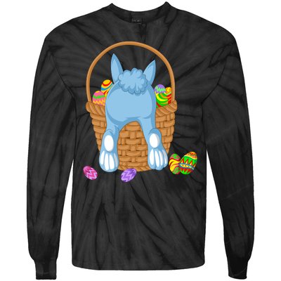 Rabbit In The Basket Tie-Dye Long Sleeve Shirt