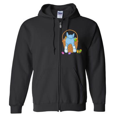 Rabbit In The Basket Full Zip Hoodie