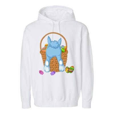 Rabbit In The Basket Garment-Dyed Fleece Hoodie