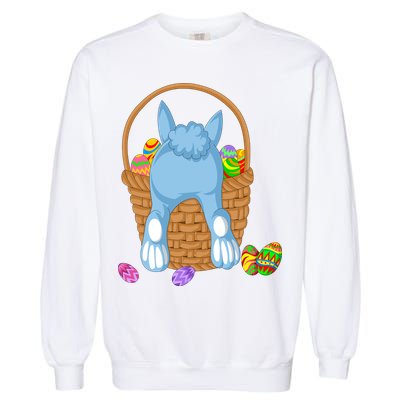 Rabbit In The Basket Garment-Dyed Sweatshirt