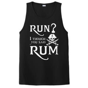 Run I Thought You Said Rum Funny Sarcastic Saying PosiCharge Competitor Tank