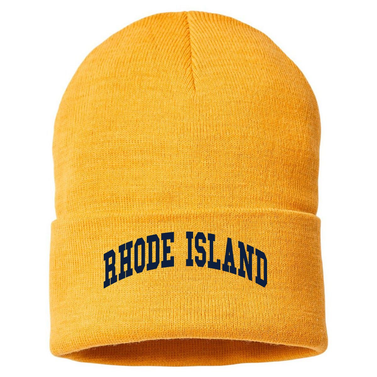 Rhode Island Throwback Design Classic Sustainable Knit Beanie