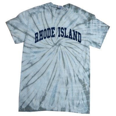 Rhode Island Throwback Design Classic Tie-Dye T-Shirt