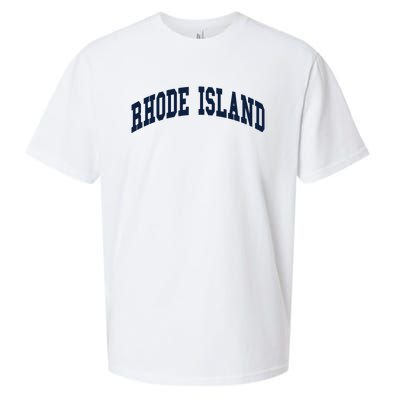 Rhode Island Throwback Design Classic Sueded Cloud Jersey T-Shirt