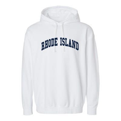 Rhode Island Throwback Design Classic Garment-Dyed Fleece Hoodie