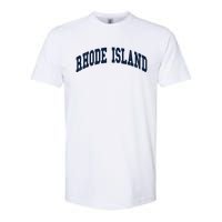 Rhode Island Throwback Design Classic Softstyle CVC T-Shirt