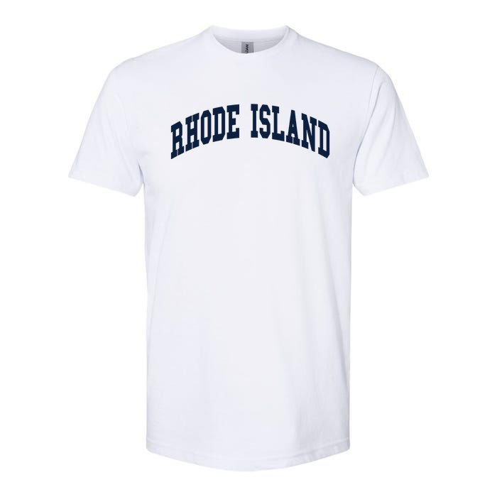 Rhode Island Throwback Design Classic Softstyle CVC T-Shirt