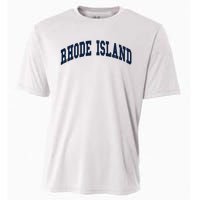 Rhode Island Throwback Design Classic Cooling Performance Crew T-Shirt