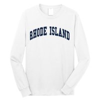 Rhode Island Throwback Design Classic Long Sleeve Shirt