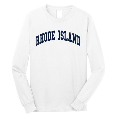 Rhode Island Throwback Design Classic Long Sleeve Shirt