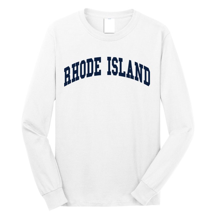 Rhode Island Throwback Design Classic Long Sleeve Shirt