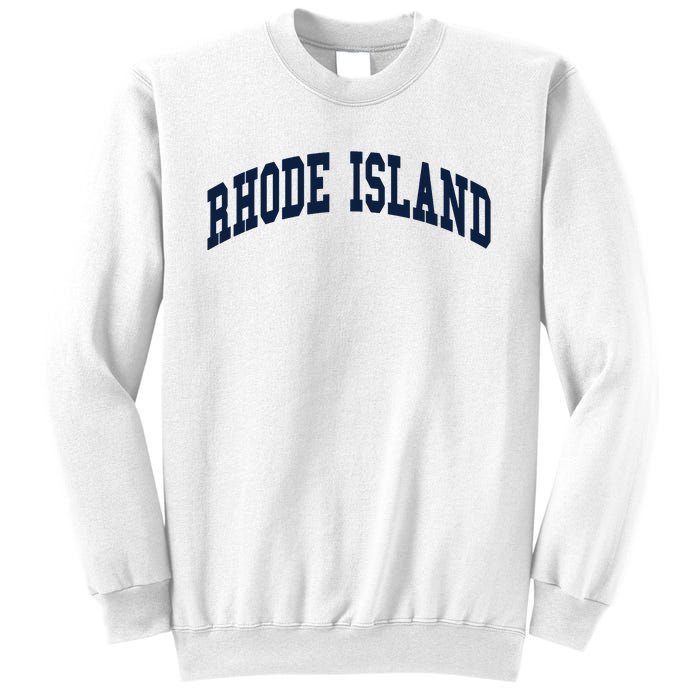 Rhode Island Throwback Design Classic Sweatshirt