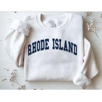 Rhode Island Throwback Design Classic Sweatshirt