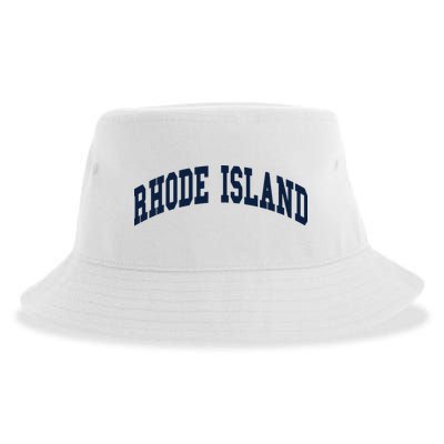 Rhode Island Throwback Design Classic Sustainable Bucket Hat