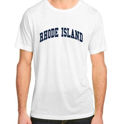 Rhode Island Throwback Design Classic Adult ChromaSoft Performance T-Shirt