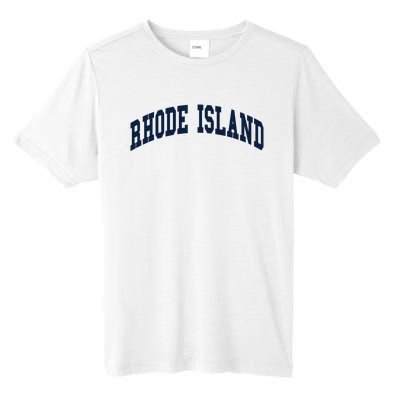 Rhode Island Throwback Design Classic Tall Fusion ChromaSoft Performance T-Shirt