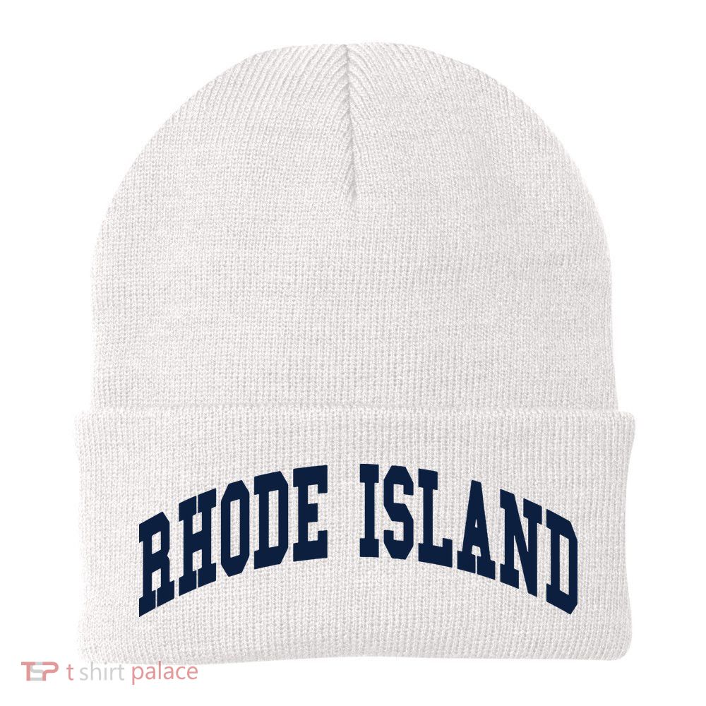 Rhode Island Throwback Design Classic Beanie