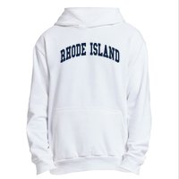 Rhode Island Throwback Design Classic Urban Pullover Hoodie