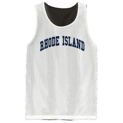 Rhode Island Throwback Design Classic Mesh Reversible Basketball Jersey Tank