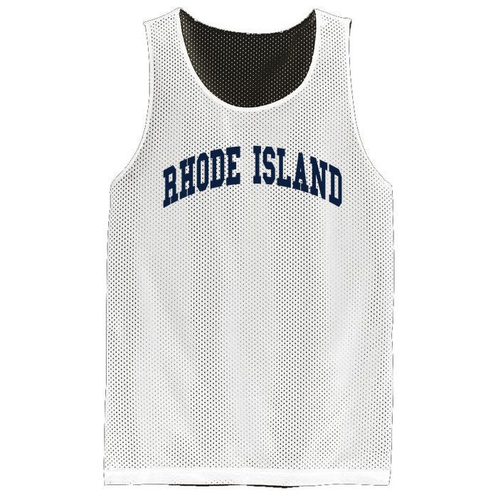 Rhode Island Throwback Design Classic Mesh Reversible Basketball Jersey Tank