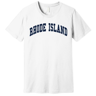 Rhode Island Throwback Design Classic Premium T-Shirt