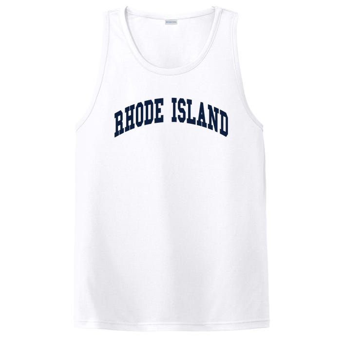 Rhode Island Throwback Design Classic PosiCharge Competitor Tank