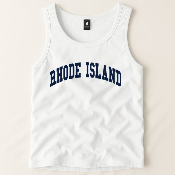Rhode Island Throwback Design Classic Tank Top