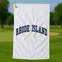 Rhode Island Throwback Design Classic Golf Towel