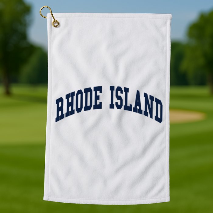 Rhode Island Throwback Design Classic Golf Towel