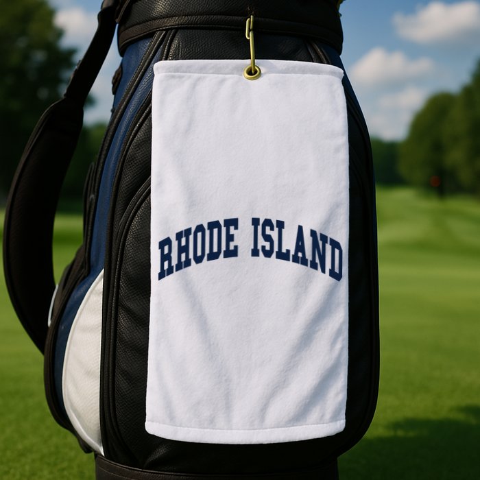 Rhode Island Throwback Design Classic Golf Towel