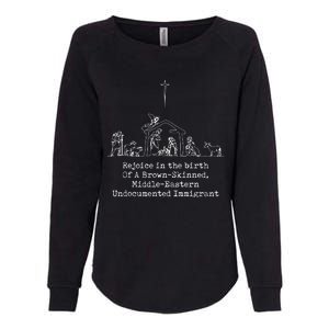 Rejoice In The Birth Of A Brown Skinned Womens California Wash Sweatshirt