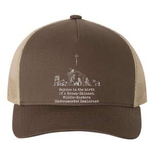 Rejoice In The Birth Of A Brown Skinned Yupoong Adult 5-Panel Trucker Hat