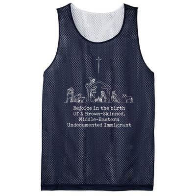 Rejoice In The Birth Of A Brown Skinned Mesh Reversible Basketball Jersey Tank