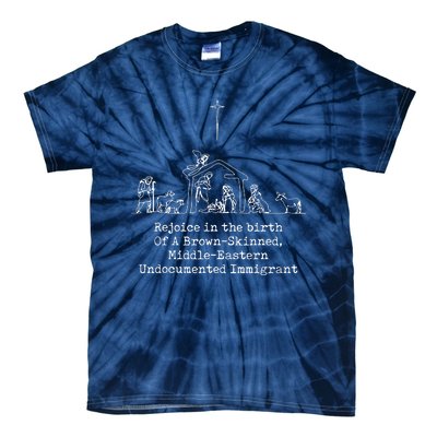 Rejoice In The Birth Of A Brown Skinned Tie-Dye T-Shirt