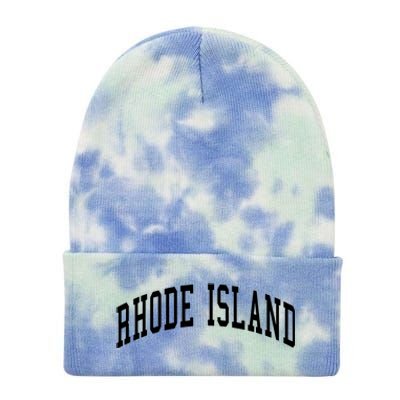 Rhode Island Throwback Design Classic Tie Dye 12in Knit Beanie