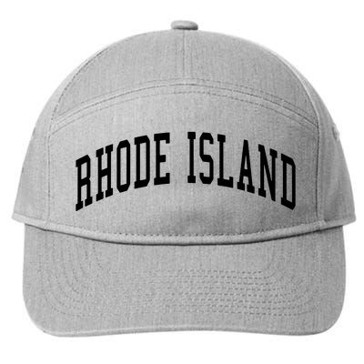 Rhode Island Throwback Design Classic 7-Panel Snapback Hat