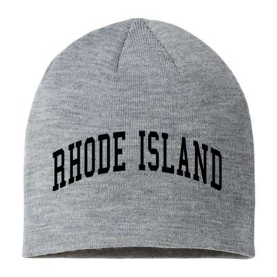 Rhode Island Throwback Design Classic Sustainable Beanie