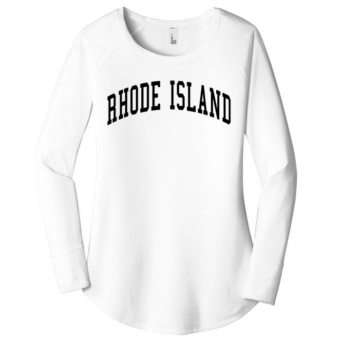 Rhode Island Throwback Design Classic Women's Perfect Tri Tunic Long Sleeve Shirt