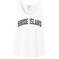 Rhode Island Throwback Design Classic Ladies Essential Tank