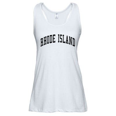 Rhode Island Throwback Design Classic Ladies Essential Flowy Tank